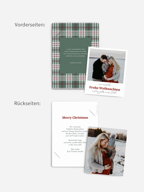 Weihnachtskarte Colorful Christmas