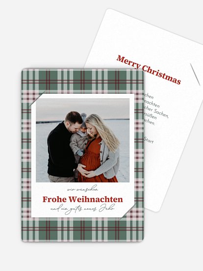 Weihnachtskarte Colorful Christmas