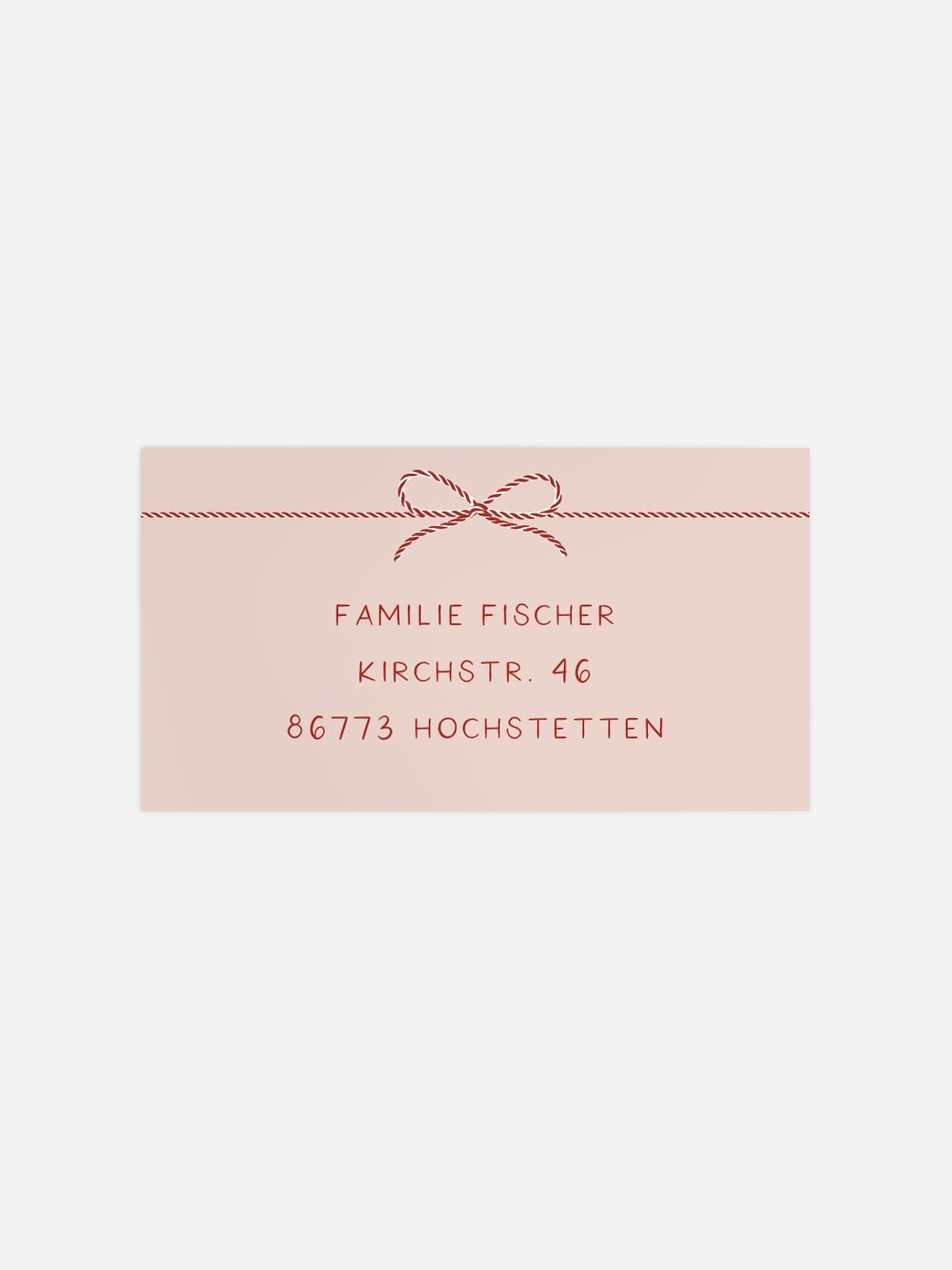 Empfängeraufkleber Weihnachten Fotokugeln
