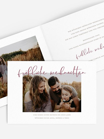 Weihnachtskarte Weihnachtstag