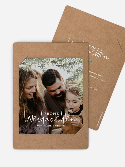 Weihnachtskarte Festive Forest