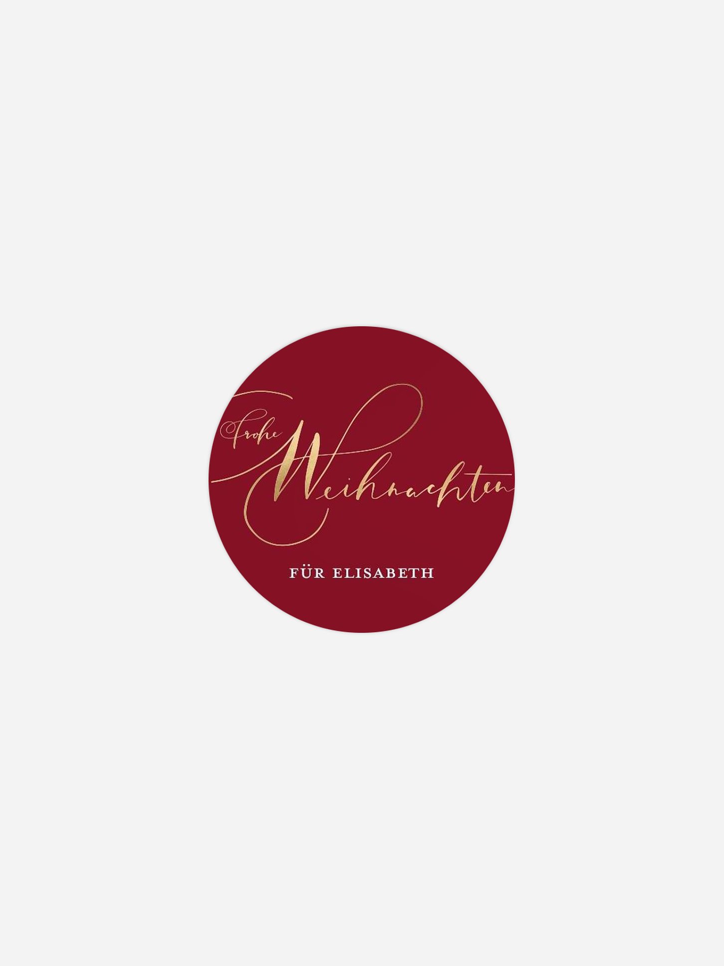 Geschenkaufkleber personalisiert Thankful
