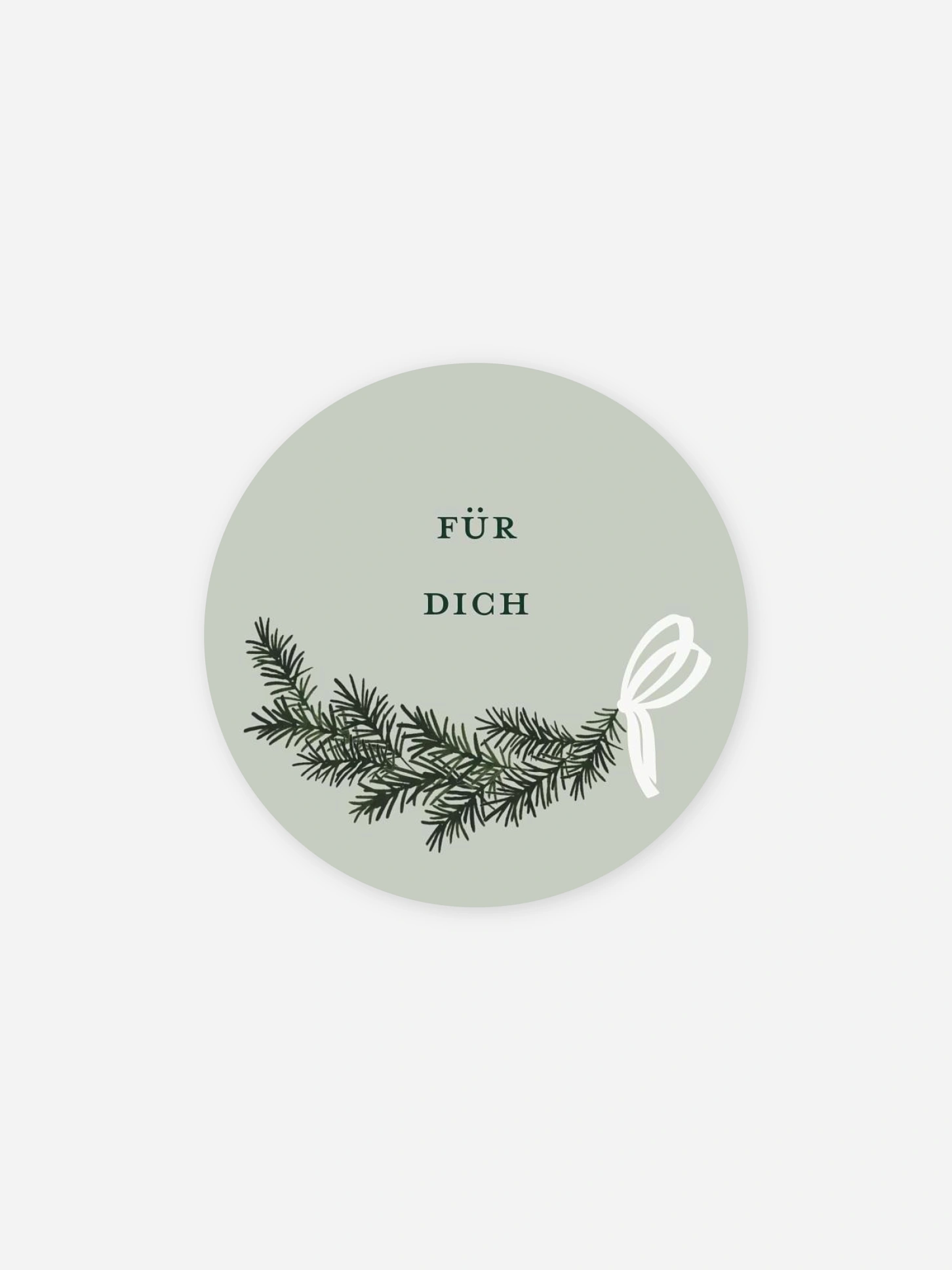 Geschenkaufkleber Weihnachten Golden Joy