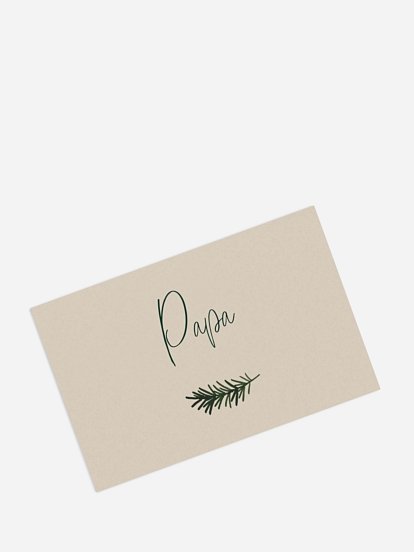 Tischkarte Weihnachten Golden Joy