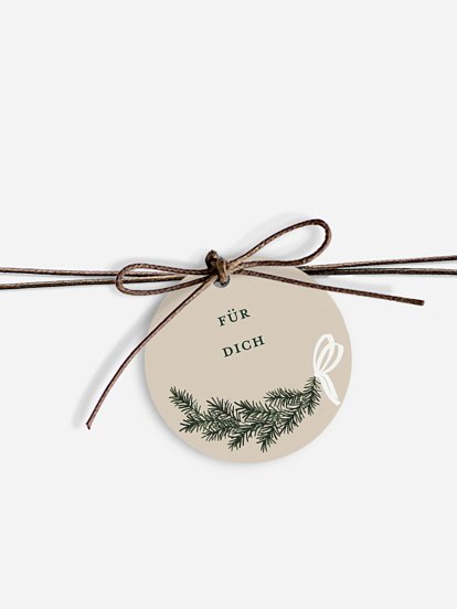 Geschenkeanhänger Golden Joy