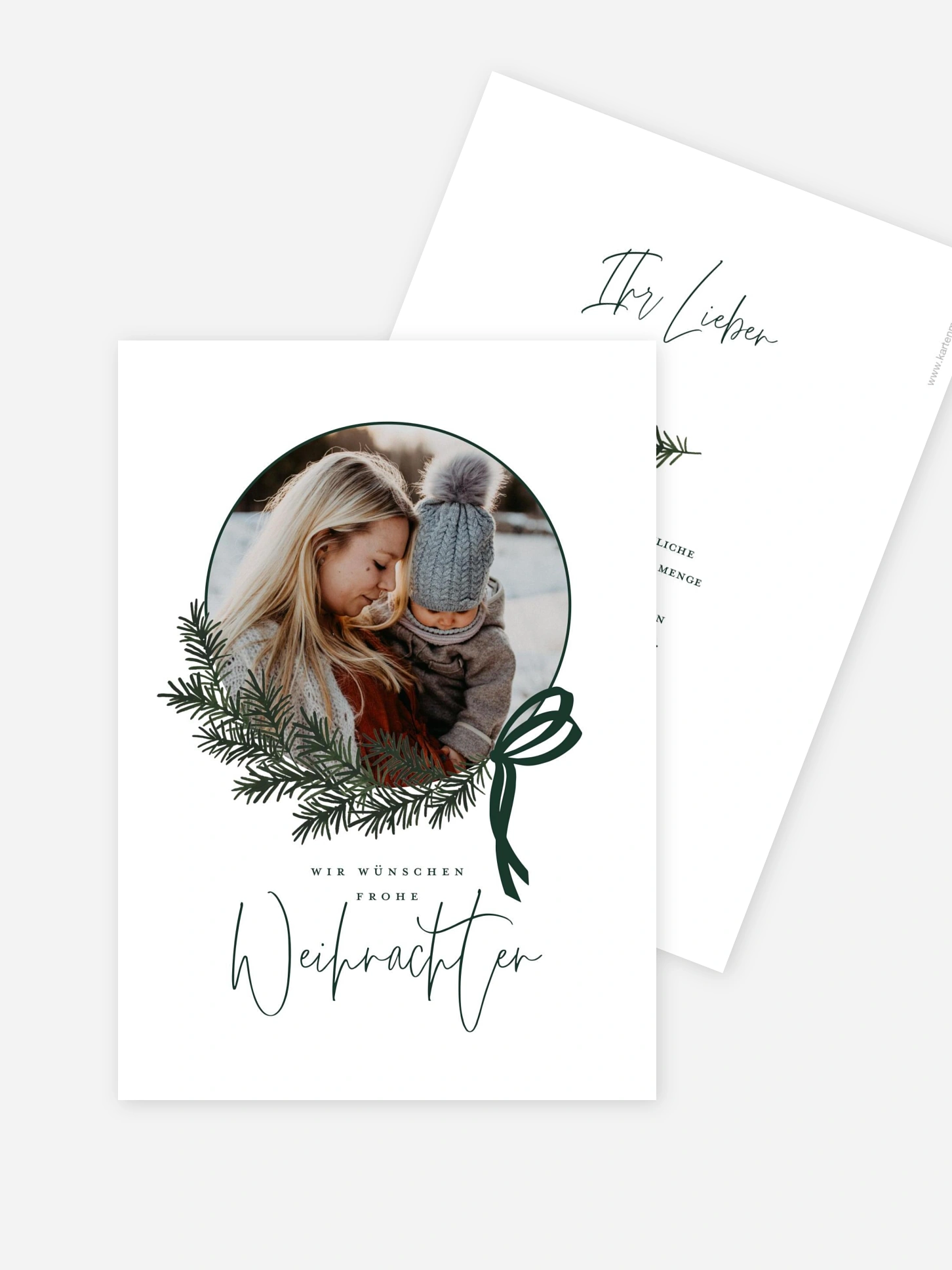 Weihnachtskarte Golden Joy