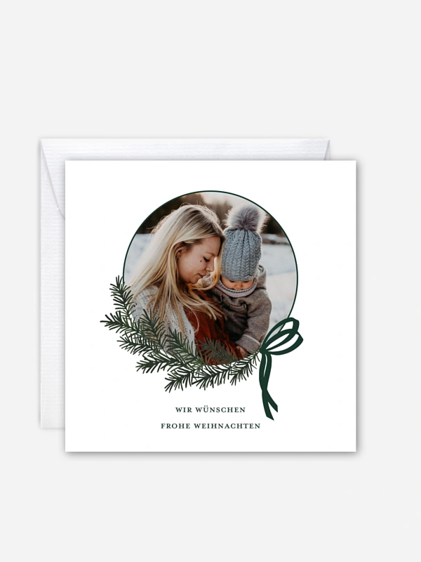 Weihnachtskarte Golden Joy