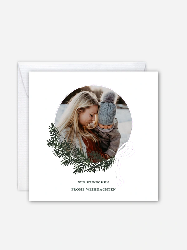 Weihnachtskarte Golden Joy