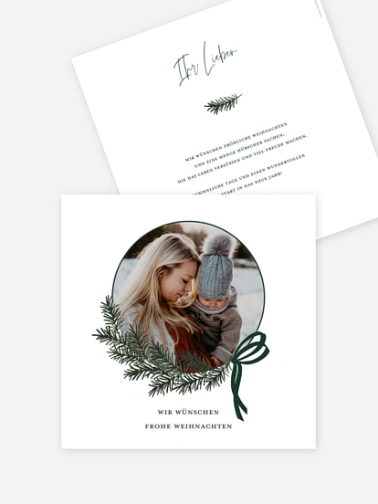Weihnachtskarte Golden Joy