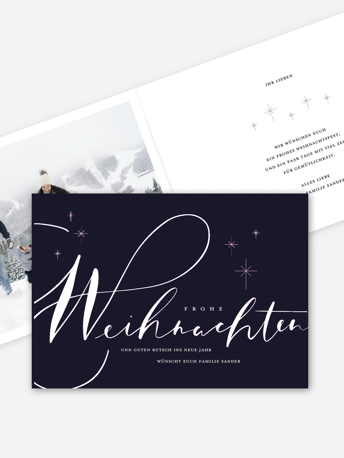 Weihnachtskarte Signature Holiday