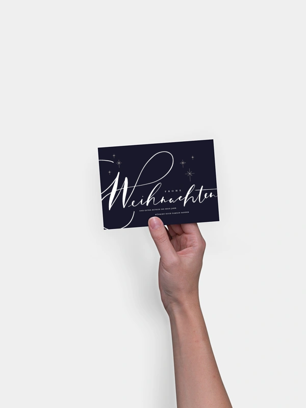 Weihnachtskarte Signature Holiday