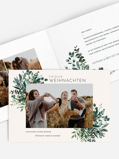 UK Greetings Weihnachtskarte Für Papa – Mit Kamin-Motiv & Metallfolie