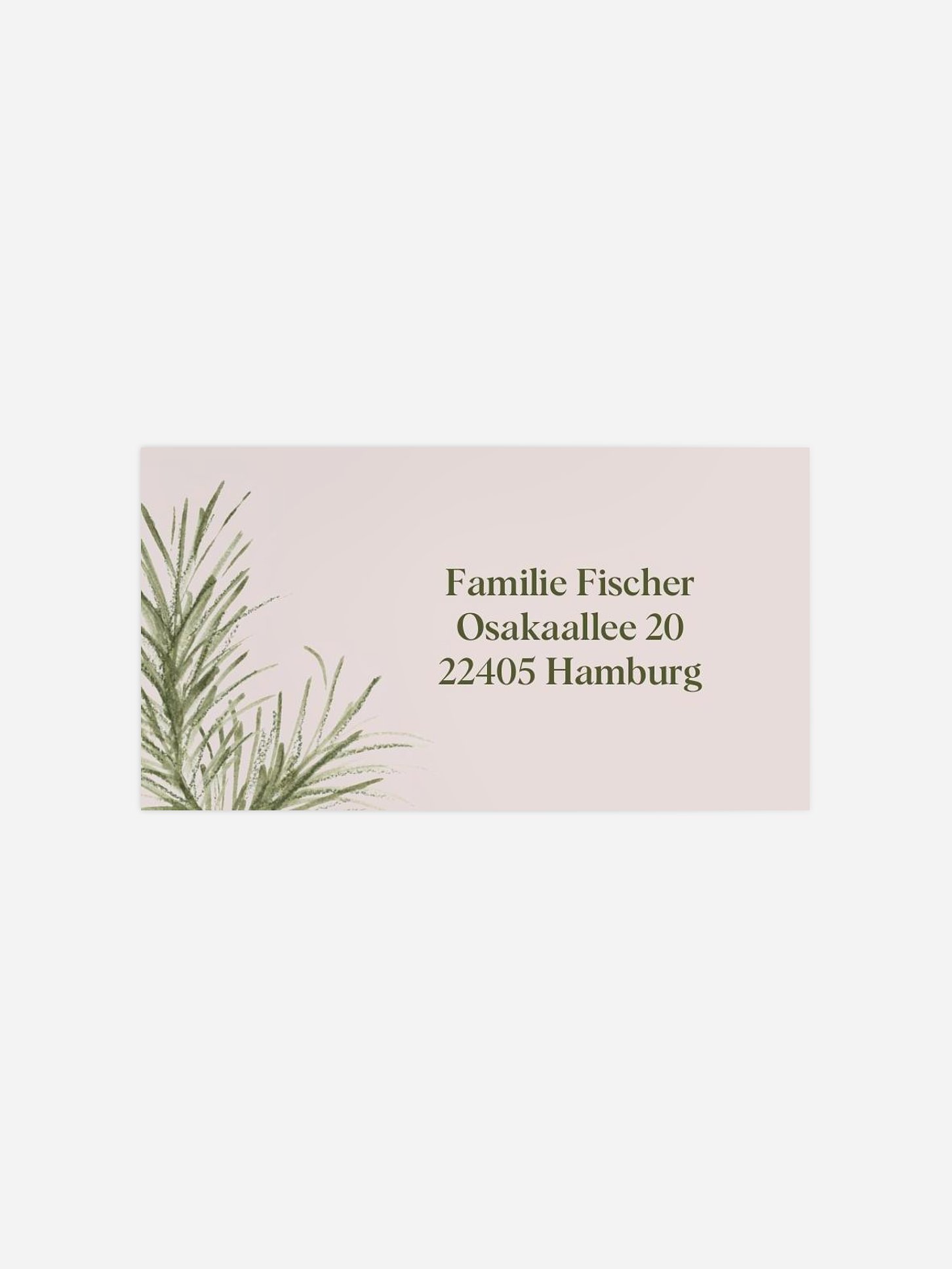 Empfängeraufkleber Weihnachten Pola & Pine
