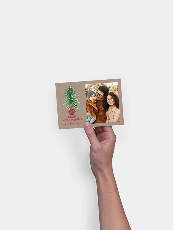 Weihnachtskarte Familienweihnacht