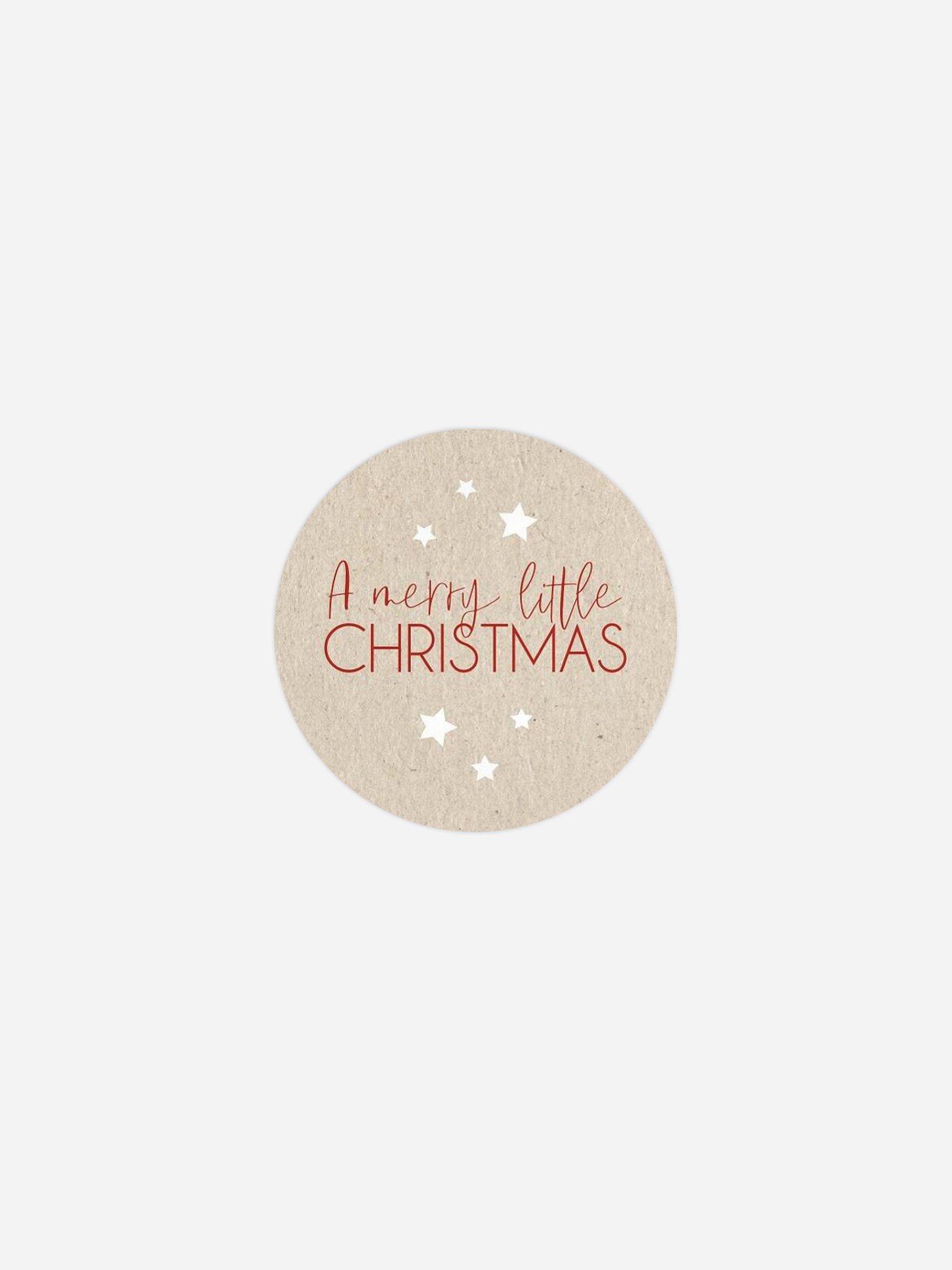 Geschenkaufkleber Weihnachten Sternenzauber