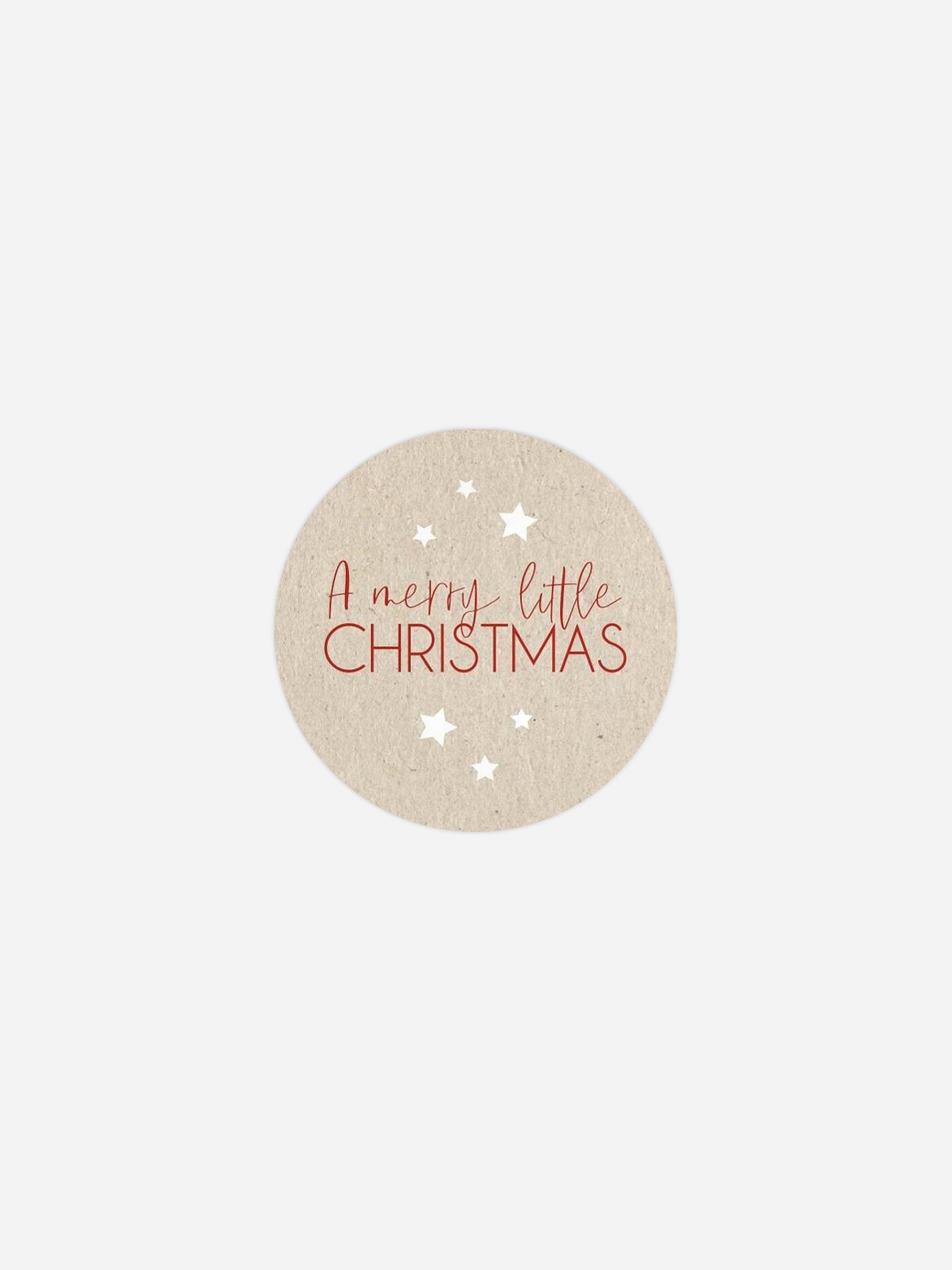 Geschenkaufkleber Weihnachten Sternenzauber