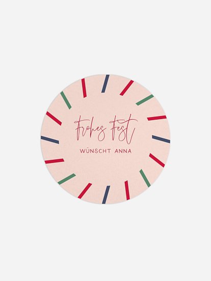 Geschenkaufkleber Weihnachten Weihnachtsbrief