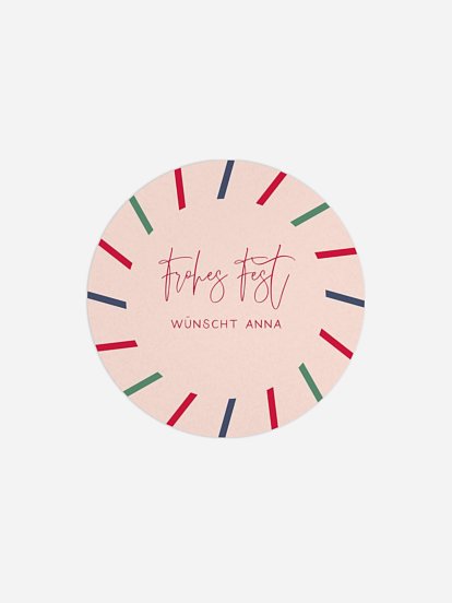 Geschenkaufkleber Weihnachten Weihnachtsbrief