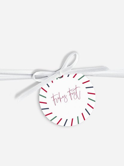 Geschenkeanhänger Weihnachtsbrief