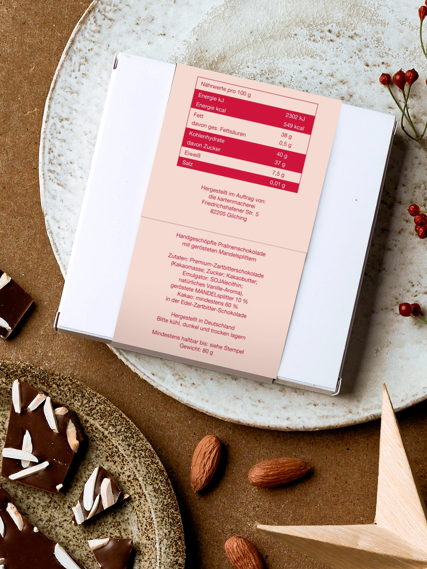 Schokobox Weihnachtsbrief