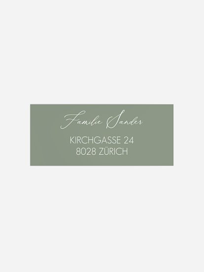 Absenderaufkleber Weihnachten Sternenfunkeln