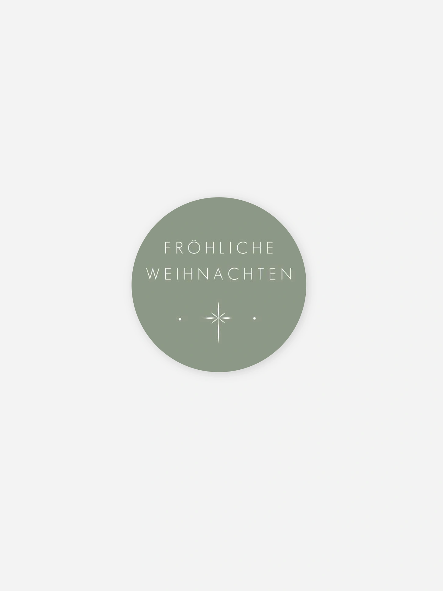 Geschenkaufkleber Weihnachten Sternenfunkeln