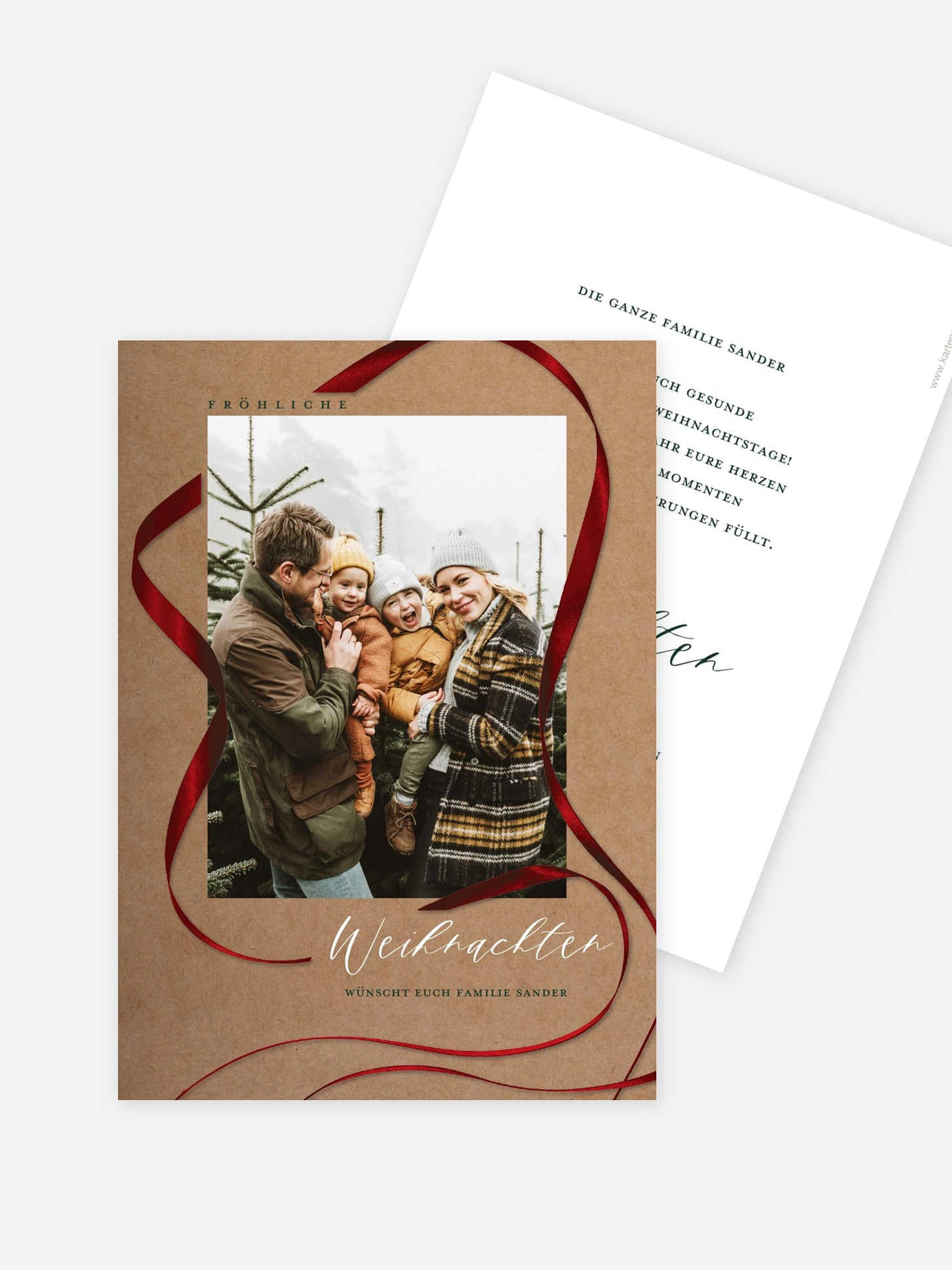 Weihnachtskarte Weihnachtsgeschenk