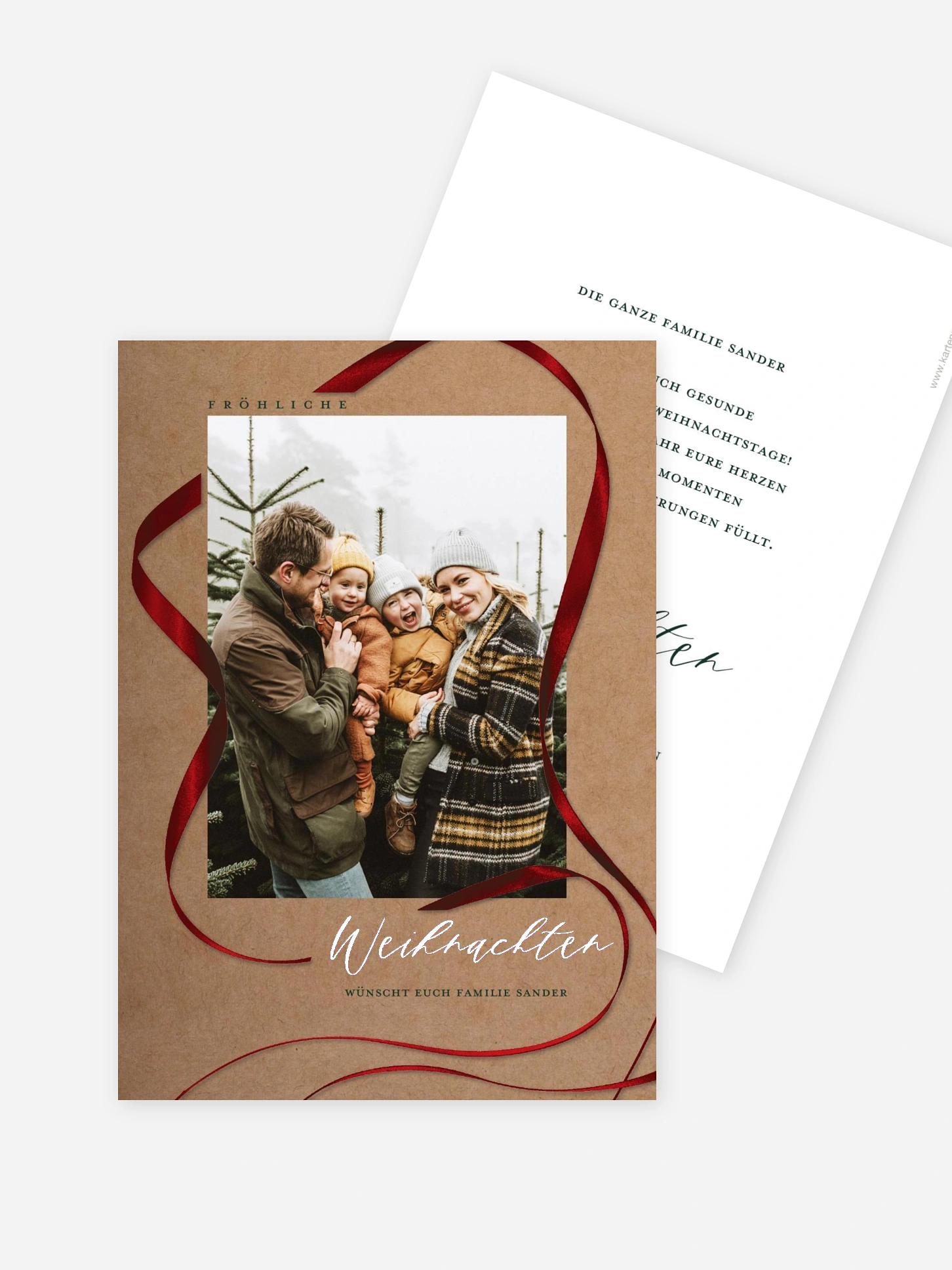 Weihnachtskarte Weihnachtsgeschenk