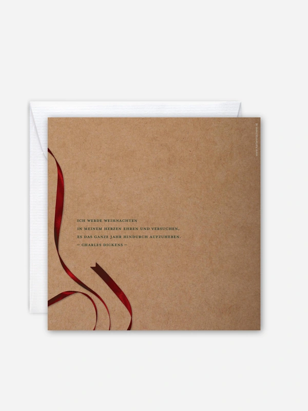 Weihnachtskarte Weihnachtsgeschenk