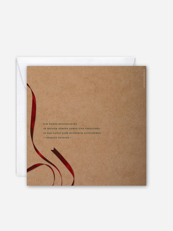 Weihnachtskarte Weihnachtsgeschenk