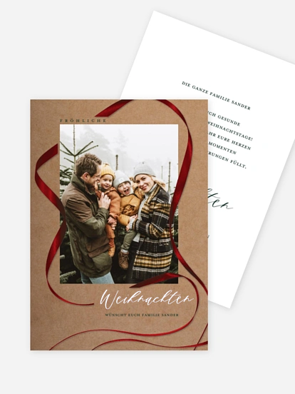Weihnachtskarte Weihnachtsgeschenk