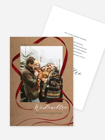 Weihnachtskarte Weihnachtsgeschenk
