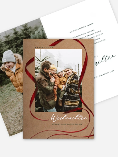 Weihnachtskarte Weihnachtsgeschenk