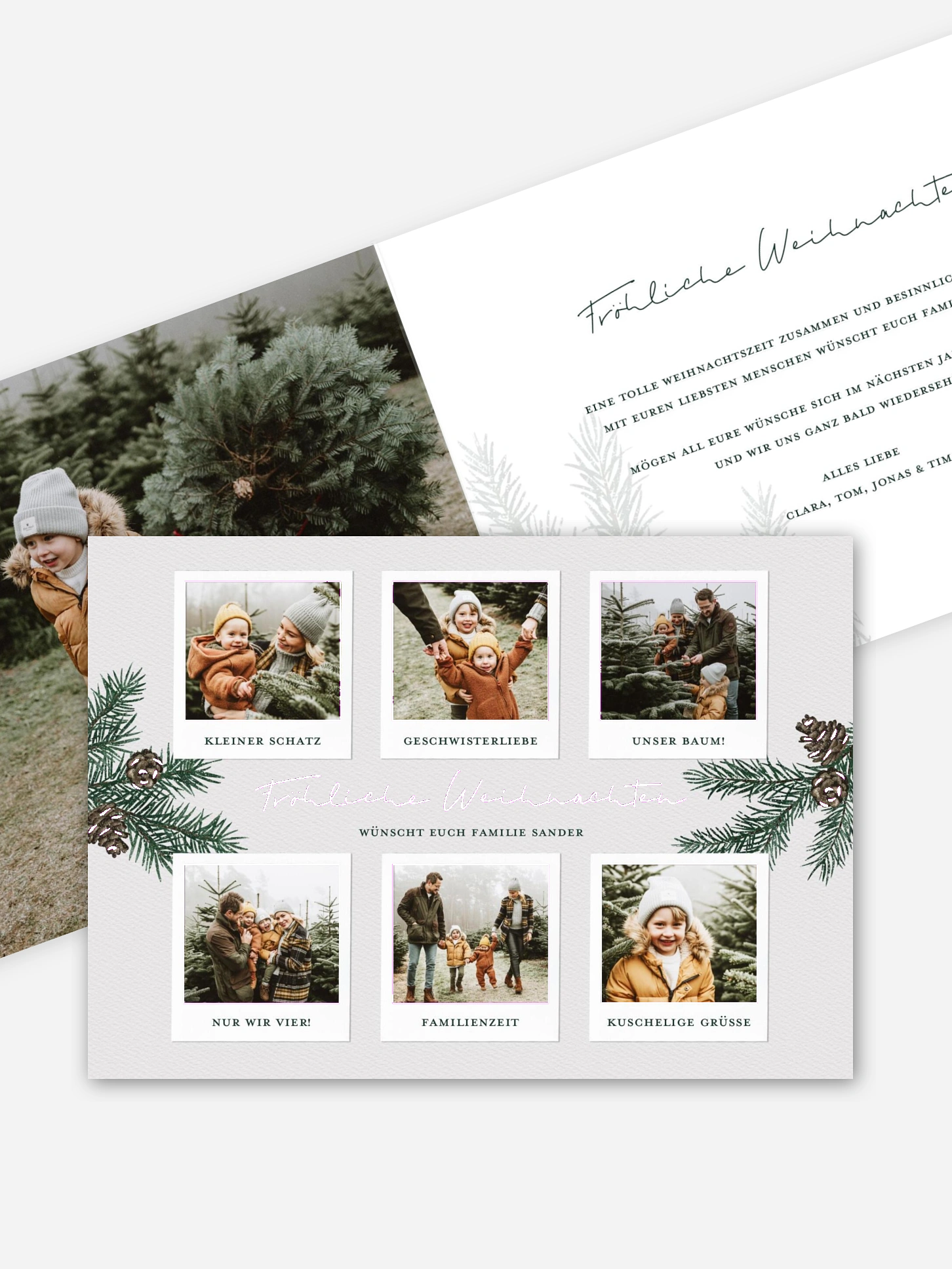 Weihnachtskarte Pinewood