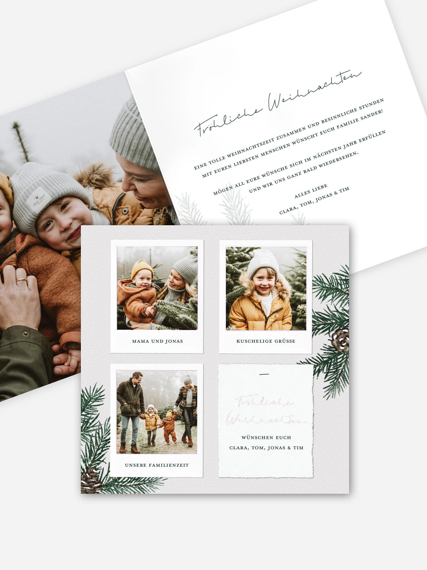Weihnachtskarte Pinewood