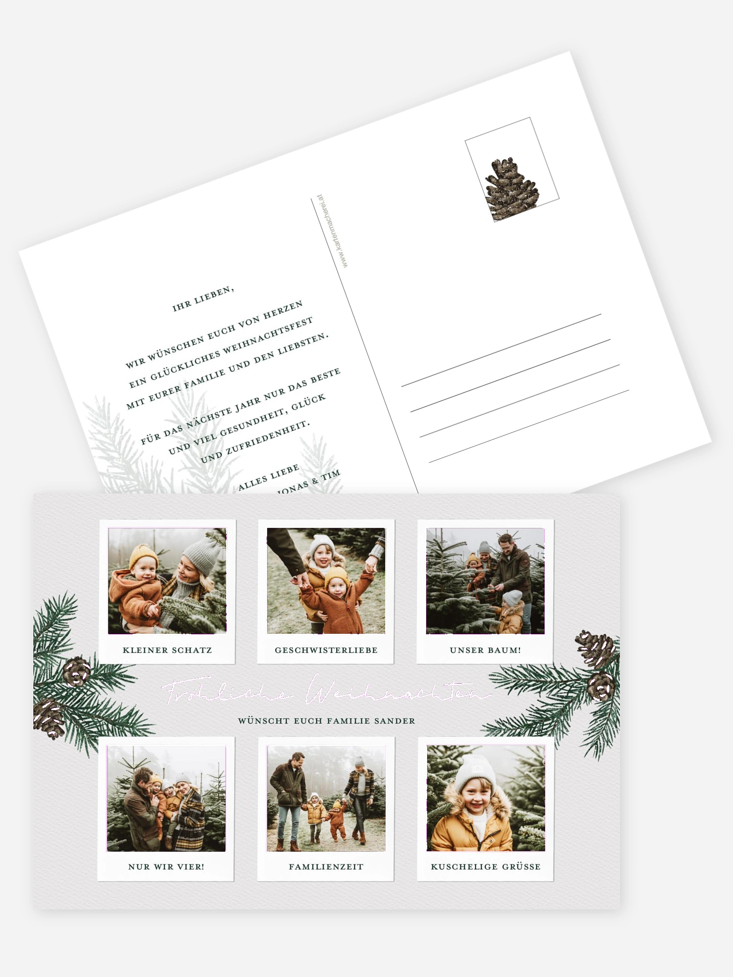 Weihnachtskarte Pinewood