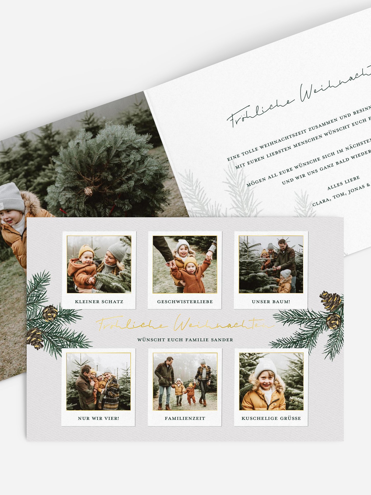 Weihnachtskarte Pinewood