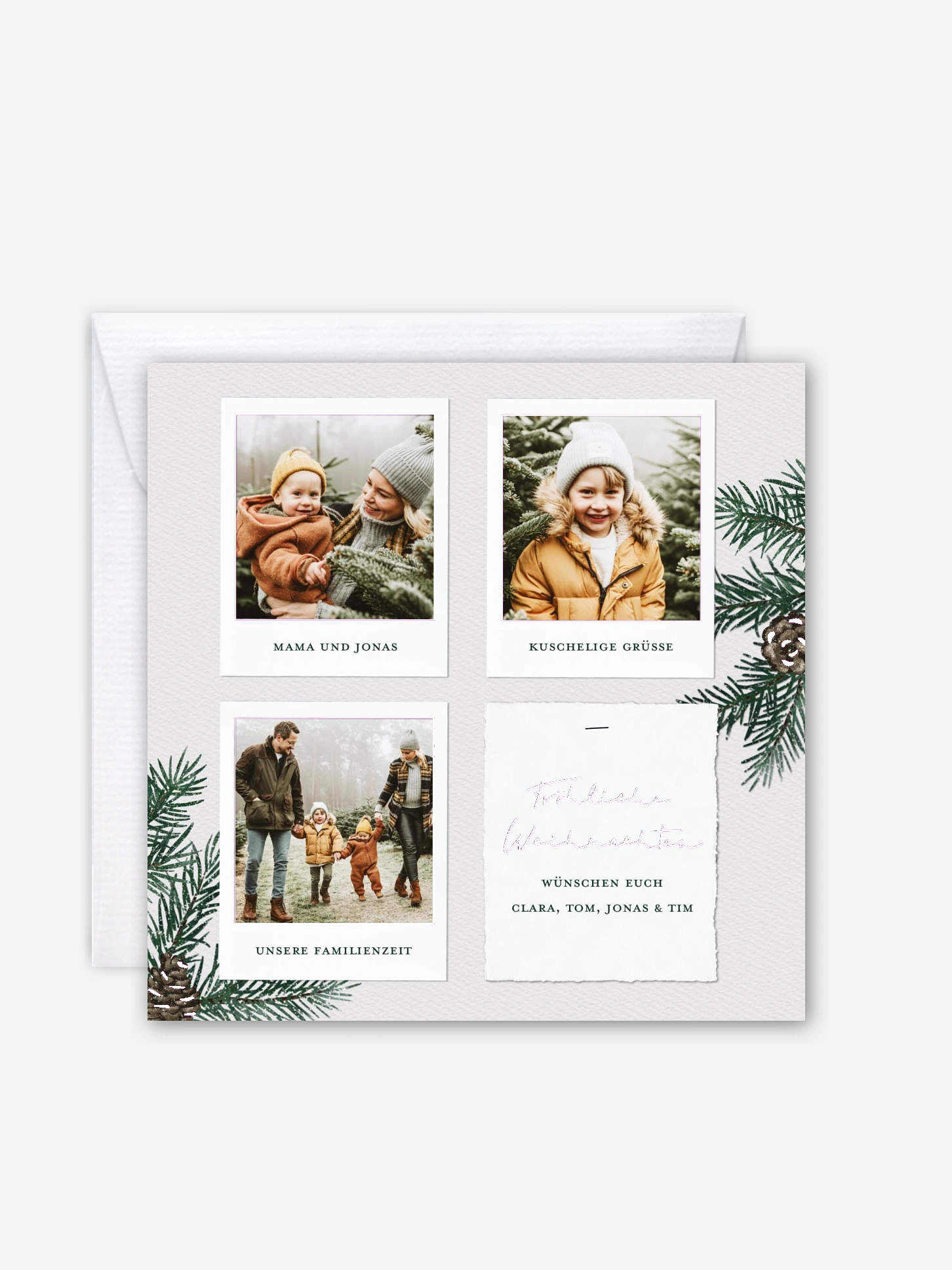 Weihnachtskarte Pinewood