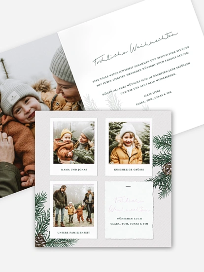 Weihnachtskarte Pinewood