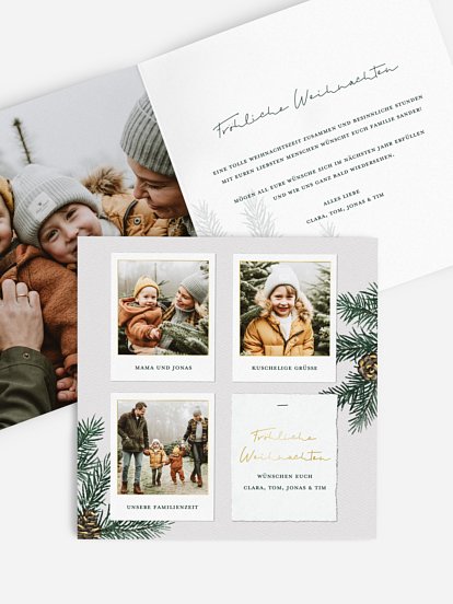 Weihnachtskarte Pinewood