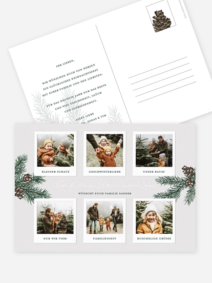 Weihnachtskarte Pinewood