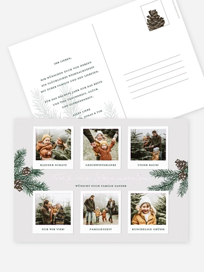 Weihnachtskarte Pinewood