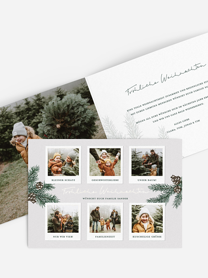 Weihnachtskarte Pinewood