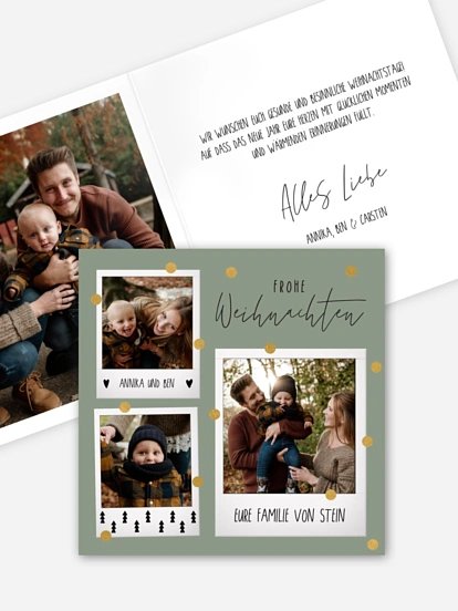 Weihnachtskarte Merry