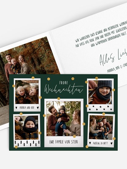 Weihnachtskarte Merry