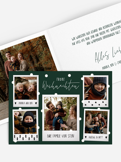 Weihnachtskarte Merry