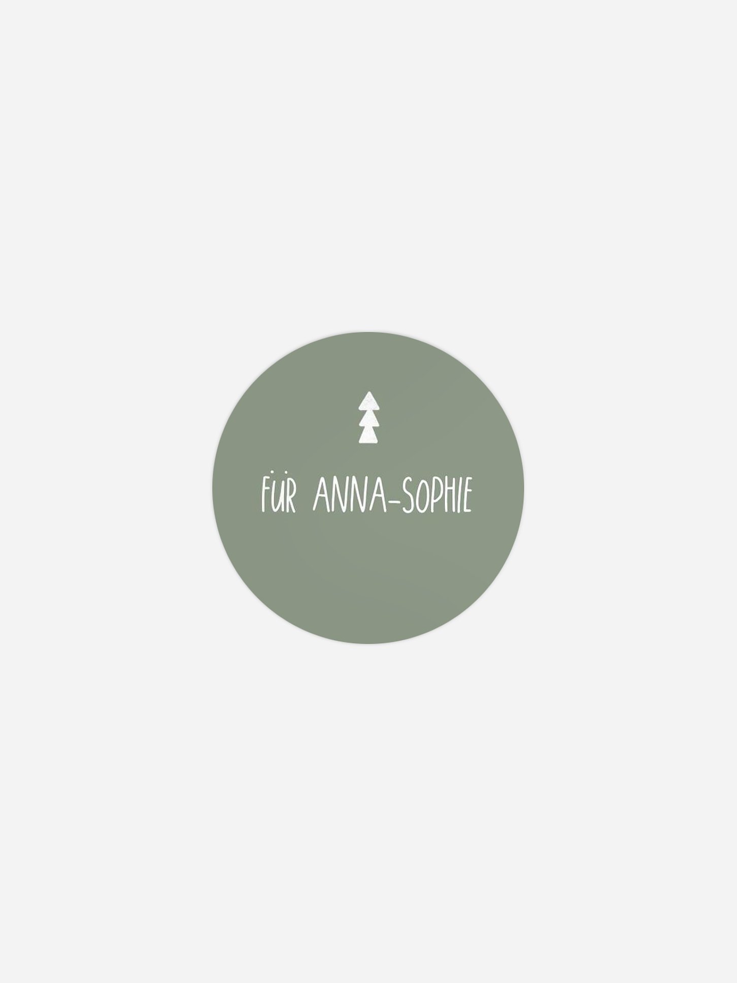 Geschenkaufkleber personalisiert Merry