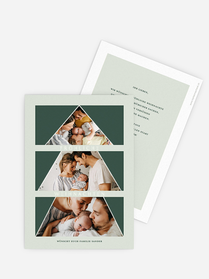 Weihnachtskarte Tree Frame