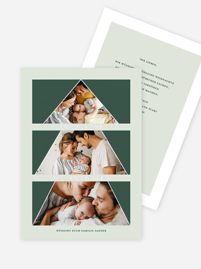 Weihnachtskarte Tree Frame