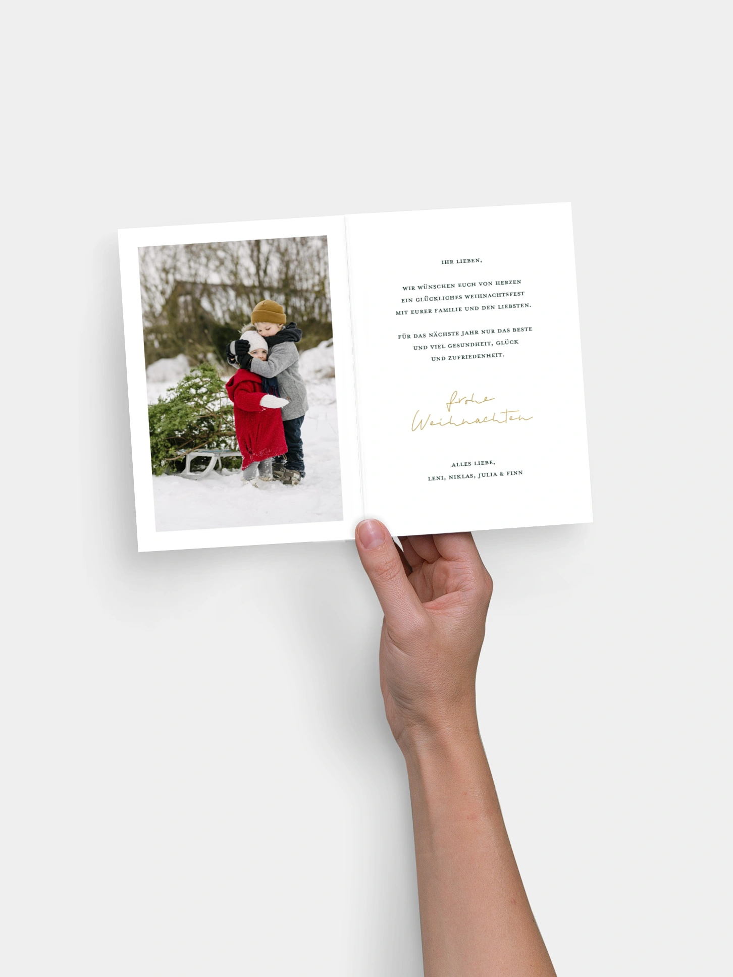 Weihnachtskarte Twinkle